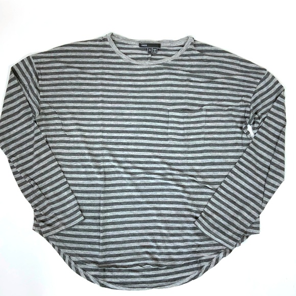 Vince Bundle of 2 Striped T-Shirts Sz S and Sz L - Picture 2 of 8